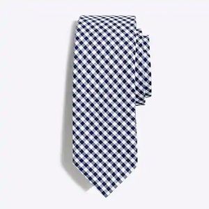 Mud Pie blue & white Men’s checkered Tie